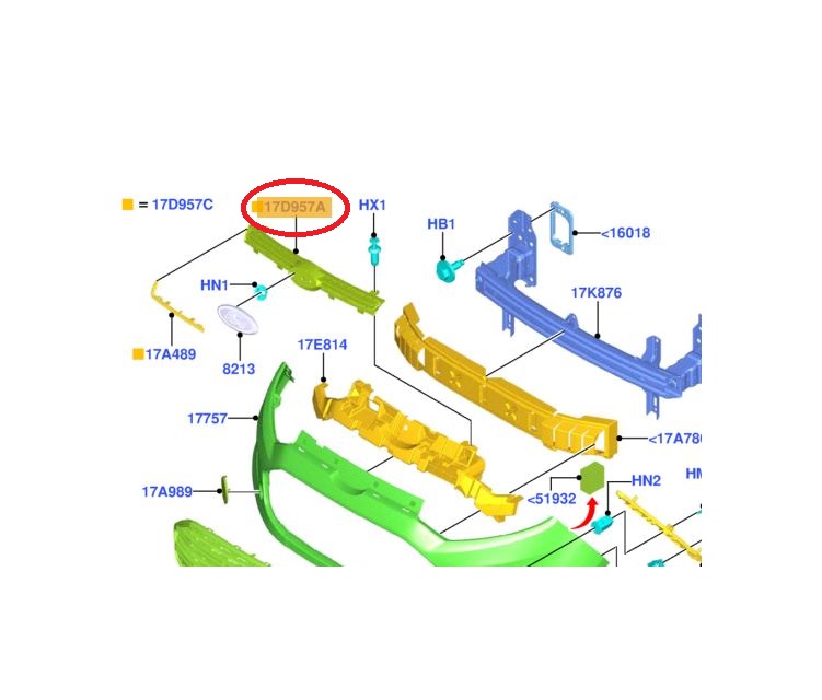 Grila radiator FORD ECOSPORT, 12.2013-10.2017, fata, argintiu