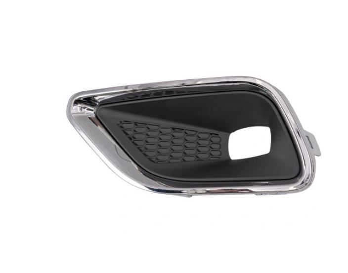 Grila bara fata JEEP CHEROKEE, 09.2018-, fata, partea stanga, cu gaura pentru lampa de ceata; lateral