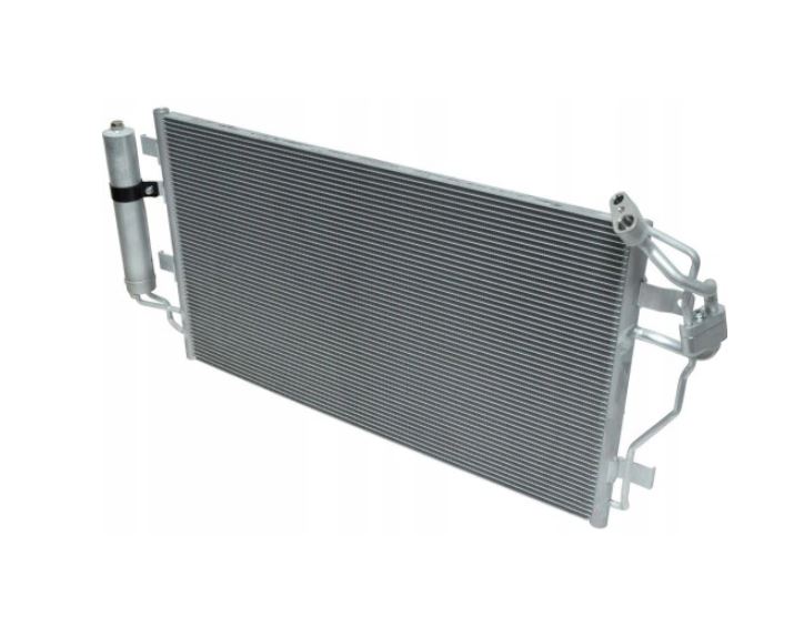 Condensator climatizare Infiniti Q50 2013-, Q60 2016-, 665(635)x402(385)x12mm, material Rezervor aluminiu, fagure aluminiu brazat, KOYO 35D1K84K