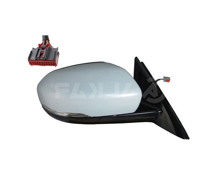 Oglinda usa exterioara LAND ROVER RANGE ROVER EVOQUE, 03.2011-2015, View Max, partea dreapta, reglare electrica; grunduit; incalzit; sticla convexa; geam cromat; rabatabil; 10 pini; cu semnalizare; cu functie de unghi mort, cu foot lamp