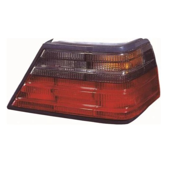 Stop, lampa spate MERCEDES Clasa E W124 (Sedan/COUPE/CABRIO) 12.1984-1993 tuning, DEPO, partea dreapta, tip bec P21W+PY21W+R10W; fumuriu, semnal galben; fara soclu bec; tuning;