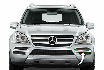 Rama grila bara MERCEDES Clasa GL (X164), 2010-06.2012, fata, partea stanga, cromat