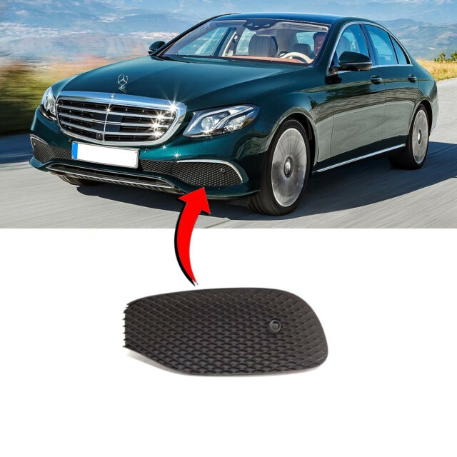 Grila bara fata MERCEDES Clasa E (W213), 03.2016-, model AVANTGARDE, fata, partea dreapta, cu gauri pentru Senzori de parcare (PDC)