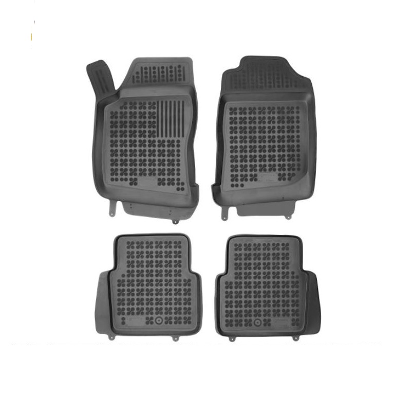 Set covorase auto din cauciuc SAAB 9.5 (YS3E), 09.1997-02.2010, presuri tip tavita, negru