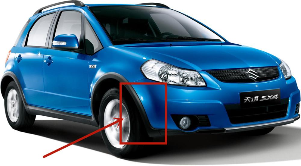 Grila bara protectie Suzuki Sx4 (Ey/Gy), 05.2006-05.2013, parte montare Fata, Stanga, RapidAuto 74350751