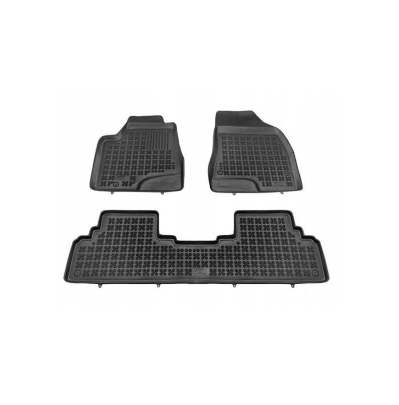 Set covorase auto din cauciuc LEXUS RX (AL10), 04.2009-04.2012, presuri tip tavita, negru