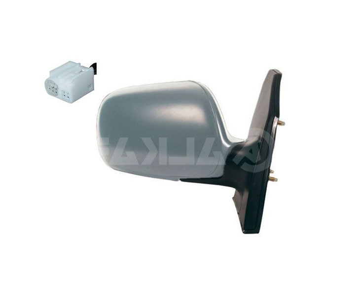 Oglinda usa exterioara TOYOTA COROLLA (E12), 01.2004-03.2007, View Max, partea dreapta, reglare electrica; carcasa grunduita; incalzit; sticla convexa; geam cromat; 6 gauri / 5 pini