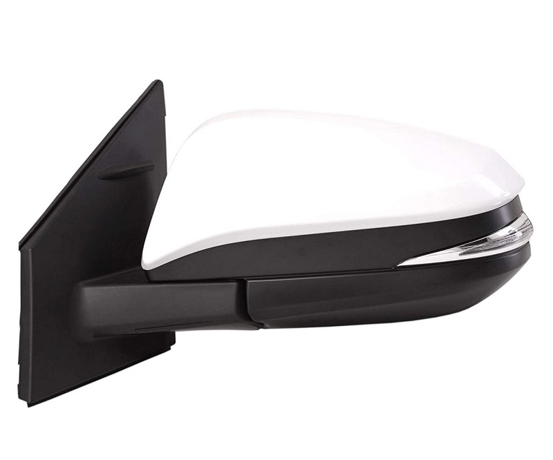 Oglinda usa exterioara TOYOTA RAV4 (XA40), 01.2013-12.2018, partea stanga, reglare electrica; grunduit; incalzit; sticla convexa; geam cromat; rabatabil; 11 gauri / 10 pini; cu semnalizare; pentru oglinzi cu echipare BLIS