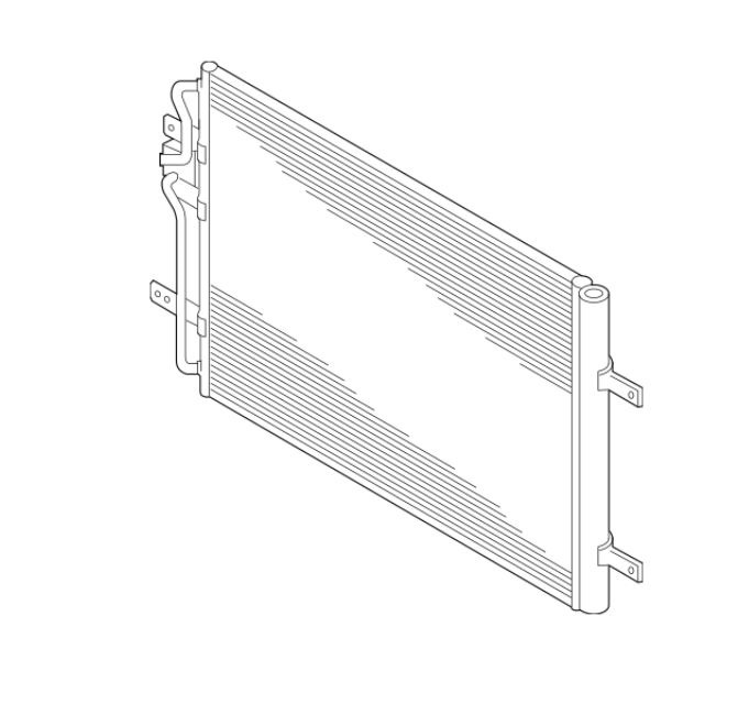 Condensator climatizare, Radiator AC Volkswagen Golf 7 2012-, RapidAuto 95C2K8C2S