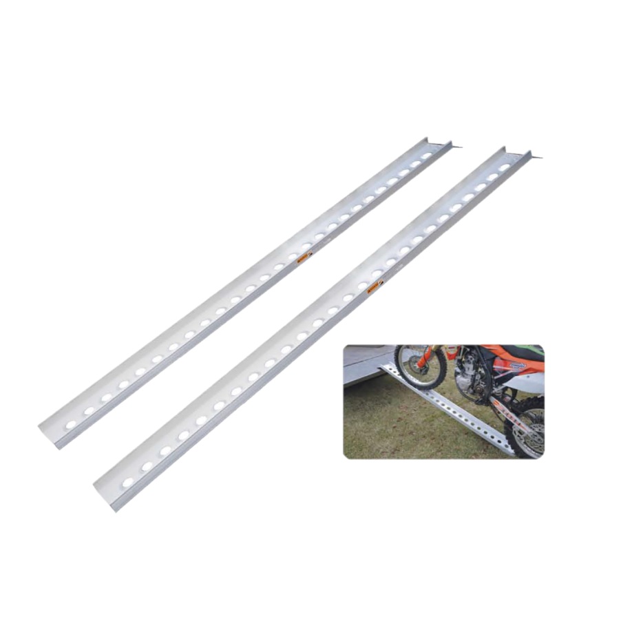 Rampa moto RapidAuto, capacitate 182kg, 200x17cm, din aluminiu