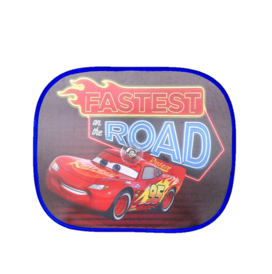 Parasolare auto laterale Cars &quot;Fastest on the Road&quot; 36x44cm, 2buc.