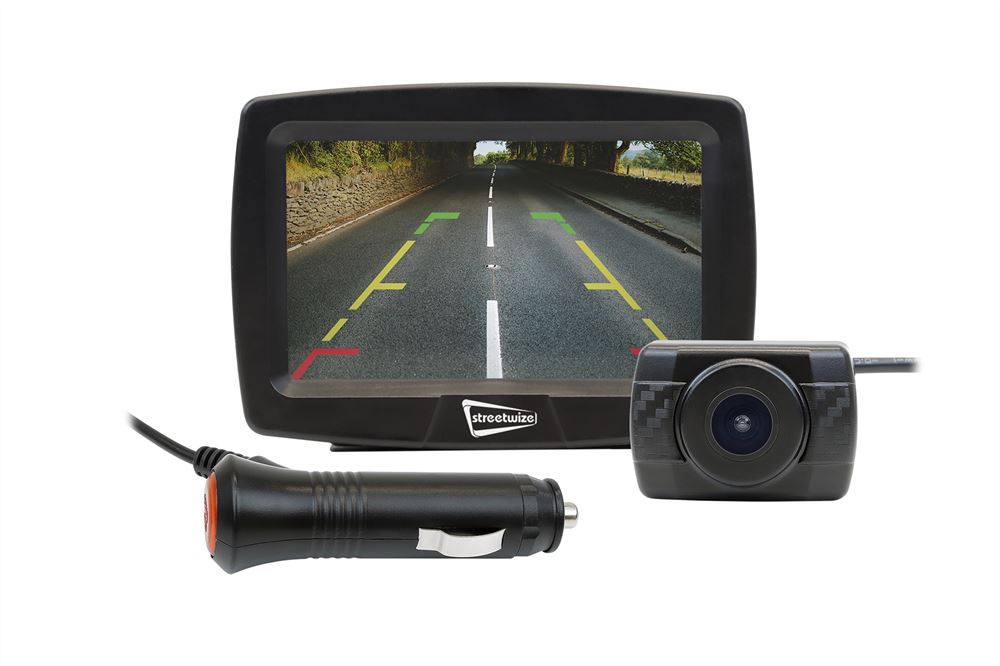 Camera video mers inapoi StreetWize, parcare cu spatele, cu display wireless 4.3 inch