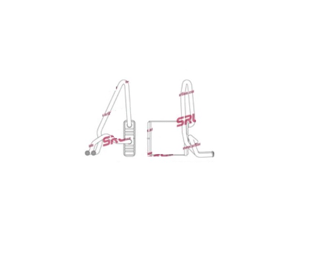 Radiator incalzire habitaclu Nissan Pick Up/Frontier 1998-2008, 150x150x32mm, SRLine 2796N8-1