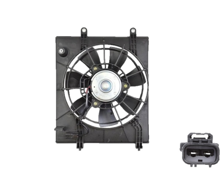 Ventilator radiator GMV Honda Jazz/Fit 2015-, 2 pini, RapidAuto 38L223W5
