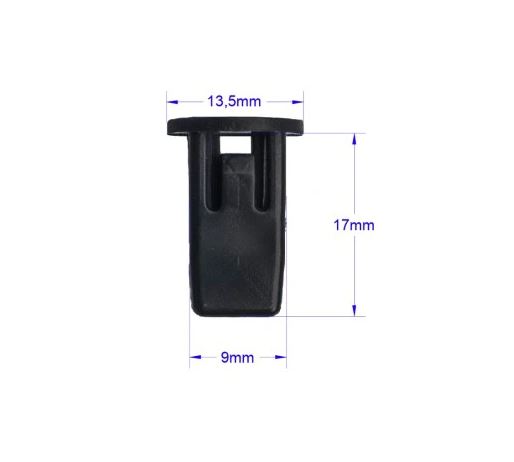 Clema, clips fixare Ford B-Max, C-Max, Ecosport, Fiesta, Focus II, Focus III, Ranger, Scorpio, Transit/Tourneo, Transit/Tourneo Connect; proiectoare ceata, set 10 buc, 6659902, W700895-S300