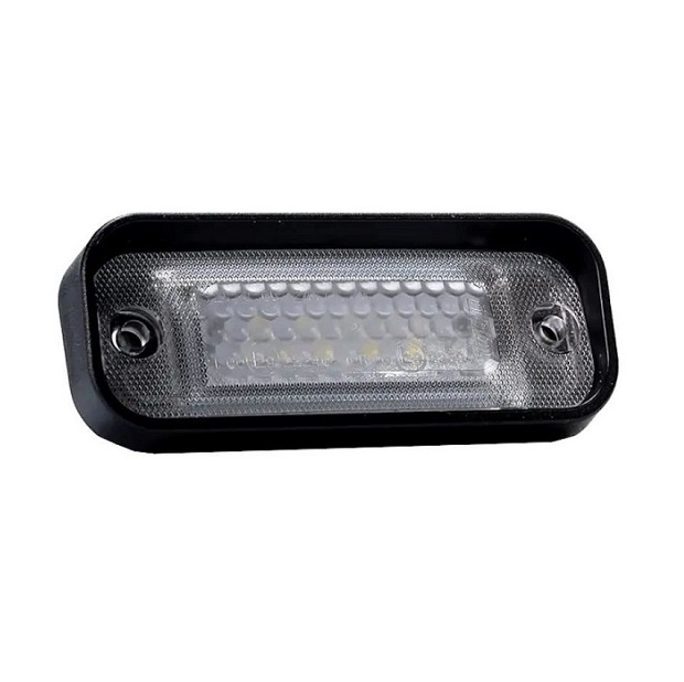 Lampa numar inmatriculare RapidAuto 99OT016E, 12/24V; intact; dreptunghiular; LED; Latime: 82 mm; Inaltime: 32 mm; Adancime: 13 mm;