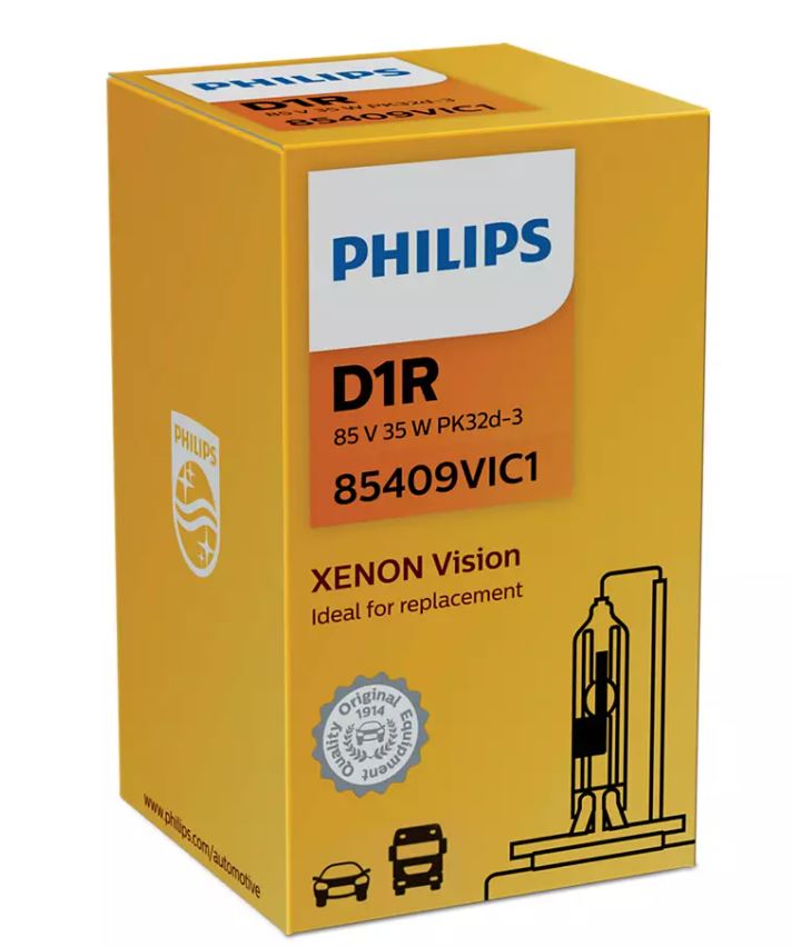 Bec D1R PHILIPS 99ZS015P, 12/24V; 35W; Xenon Vision; Pk32d-3; ECE, 1 buc.