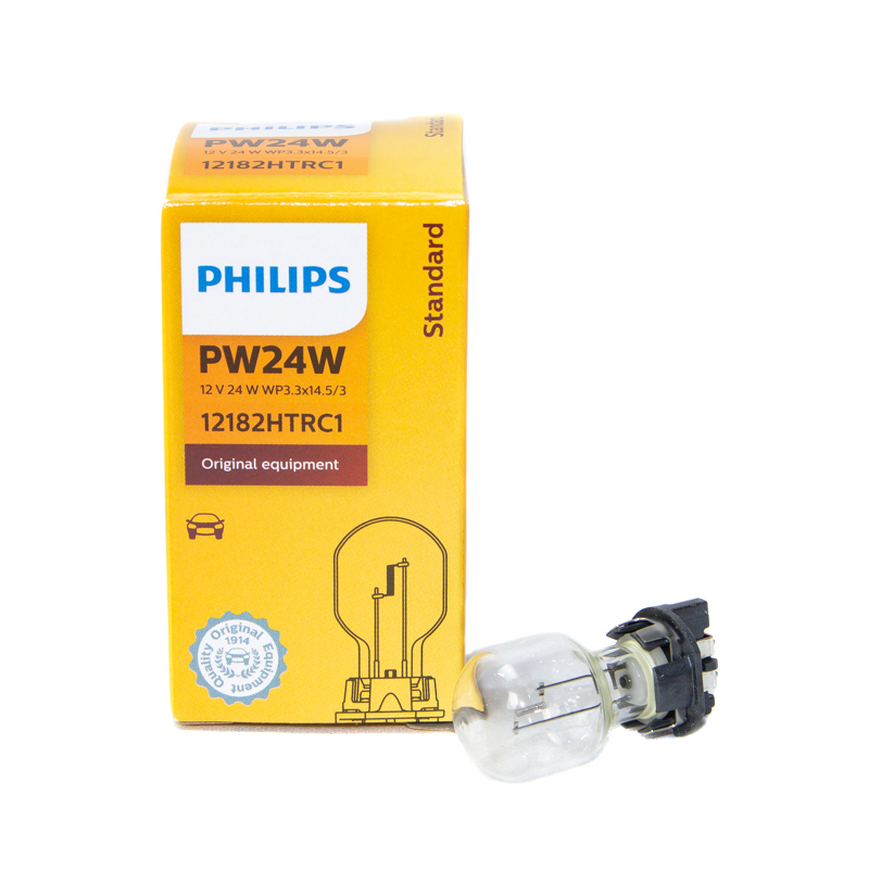 Bec PW24W PHILIPS 99ZS062P, 12V; 24W; standard; WP3.3x14.5/3; ECE, 1 buc.