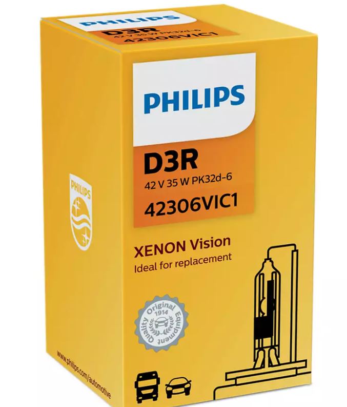 Bec D3R PHILIPS 99ZS161P, 12/24V; 35W; Xenon Vision; Pk32d-6; ECE, 1 buc.