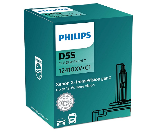 Bec D5S PHILIPS 99ZS328P, 12V; 25W; Xenon X-tremeVision gen2; P32d-2; ECE, 1 buc.