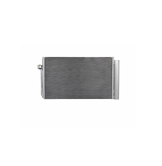 Condensator climatizare, Radiator AC Bmw Seria 5 E60/E61 2003-2010, Seria 6 E63/E64 2004-2011, Seria 7 E65/E66 2002-2008, 650(610)x380x16 mm, miez si rezervor aluminiu brazat, cu uscator integrat, MAHLE AC345000S