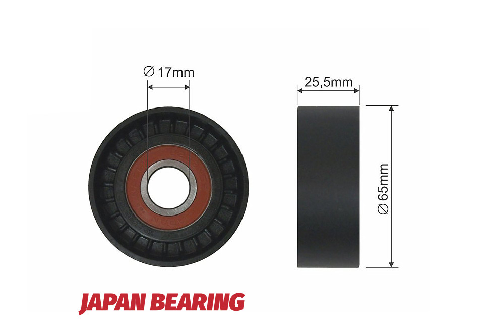 Rola curea transmisie Citroen Berlingo, C1, C2, C3 1, C3 2, C3 Picasso, C3 Pluriel, C4, C4 Grand Picasso 1, C4 1, C4 2, C4 Picasso 1, C5 3, Ds3, Ds4, Ds5 1.4d, 1.6d 10.2001-, NTY RNK-CT-026