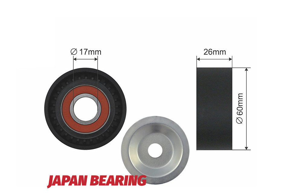Rola curea transmisie Bmw Seria 1 2010-, Seria 2 2012-, Seria 3 2004- 4 2012-, Seria 5 2008-, Seria 6 2009-, Seria 7 2007-2015, X1 2008-2015, X3 2009-, X4 2014-, X5 12, X6 2013-, NTY RNK-BM-002A
