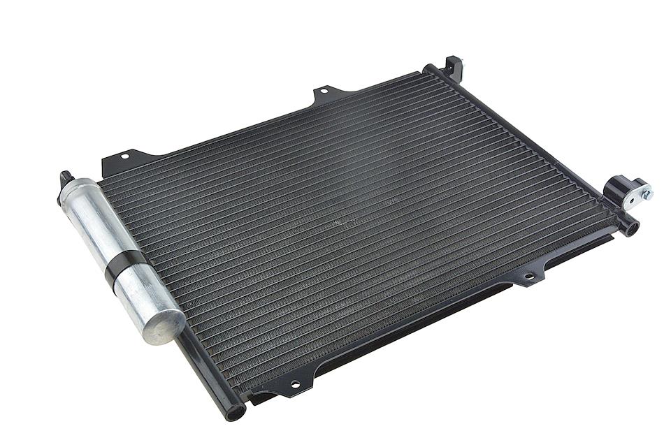 Condensator climatizare, Radiator clima Ignis 2 (2003-) 1.3 1 16v, Justy 3 (G3x) (2003-) 1.3 1 16v (Cu Uscator, Negru, Fara Tevi), NTY CCS-SU-004