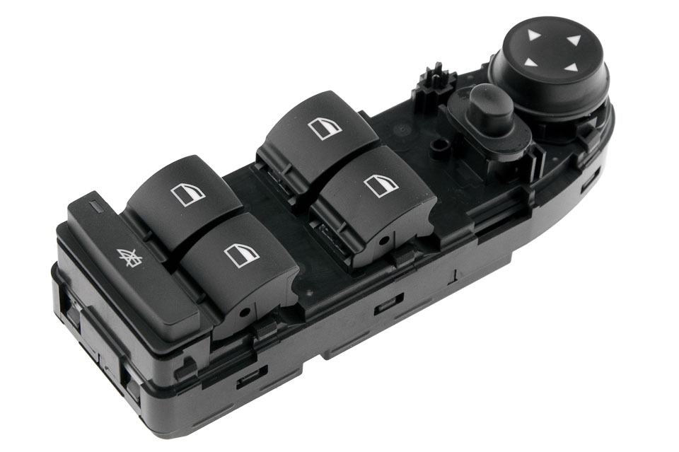 Comutator macara geam Bmw Seria 5 E60, E61 2007-, Cu Reglare Oglinda, 4 Pini, NTY EWS-BM-012