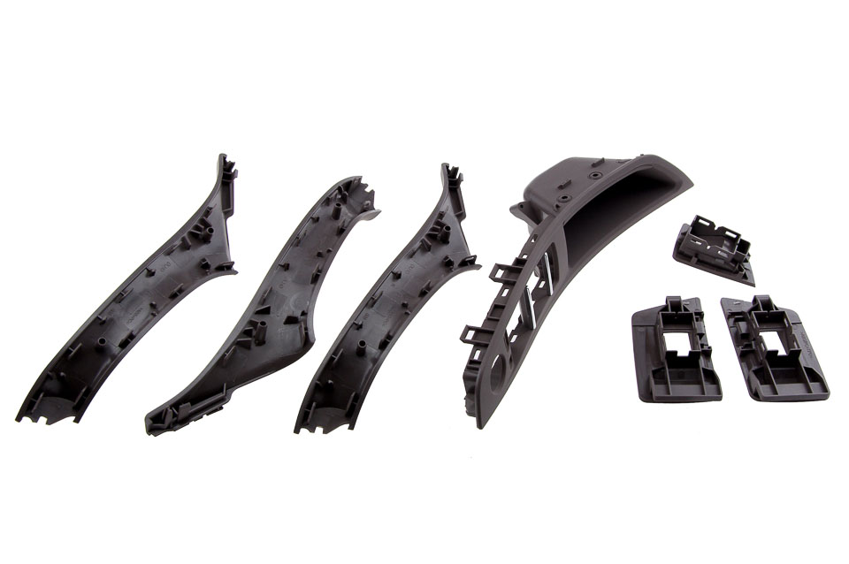 Set manere usa fata interior Bmw Seria 5 F10, F11 2009-, Maro-7 Piese, NTY EWS-BM-056