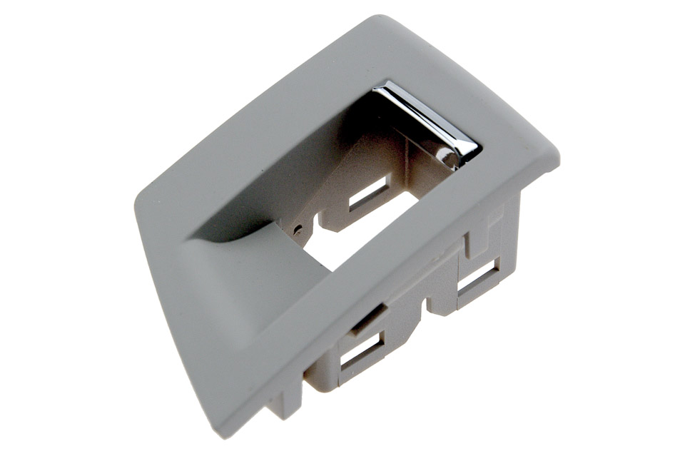 Ornament comutator geam usa Bmw Seria 5 F10, F11 2009-, Dreapta Fata, Gri, NTY EWS-BM-044