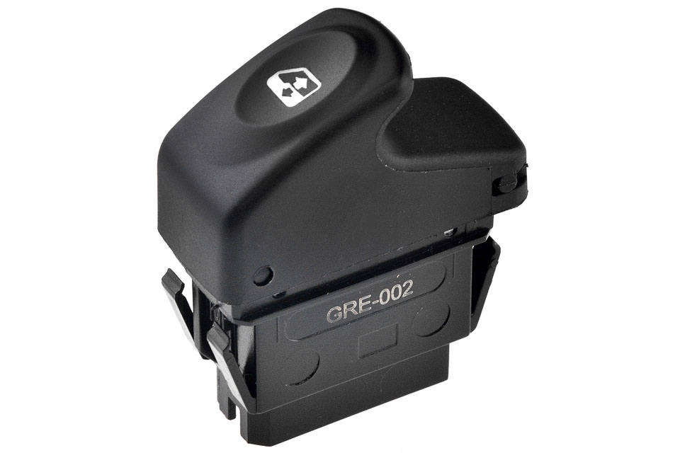 Comutator macara geam Renault Clio Ii, 09.1998-06.2001, Clio Ii/Storia/Campus, 07.2001-, Kangoo, 03.1998-01.2008, Megane/Scenic, 1995-09.1999; Megane 09.1999-11.2002; Scenic (Ja), 09.1999-06.2003, 1 buton; 5 pini , NTY EWS-RE-002