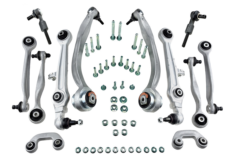 Set brate suspensie Vw Passat 2000-2005, Audi A6 2000-2006 Suspensie Fata Set Complet, Tip Greu, NTY ZWD-VW-000A