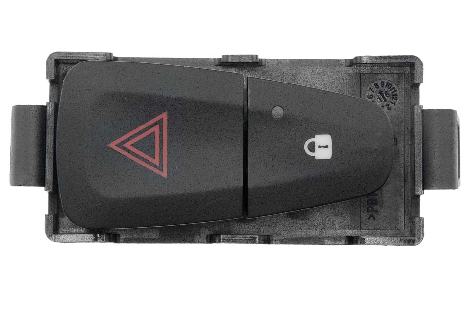 Buton avarie Renault Grand Scenic 3 2009-, Scenic 3 2009-, Fluence 2012-, Comutator De Avarie Negru, NTY EWS-RE-030