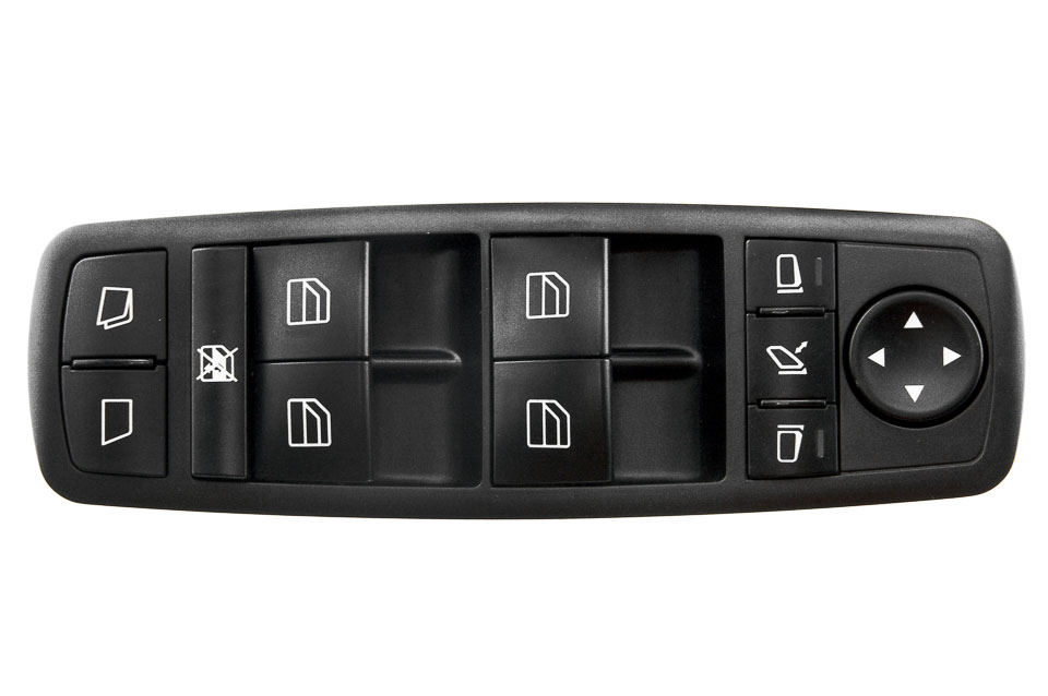 Comutator macara geam Mercedes R W251, V251 2006-, Gl X164 2006-, Gl X166 2012-, NTY EWS-ME-020