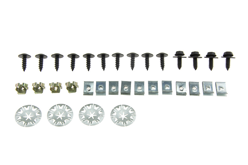 Set Clipsuri Scut Motor Audi A3 2000-2003, Seat Leon 1999-2005, Toledo 1999-2004, Vw Bora 1998-2005, Golf 4 1997-2003, New Beetle 1998-2005, Skoda Octavia 1996-2010, 20 Elemente, NTY EZC-VW-122