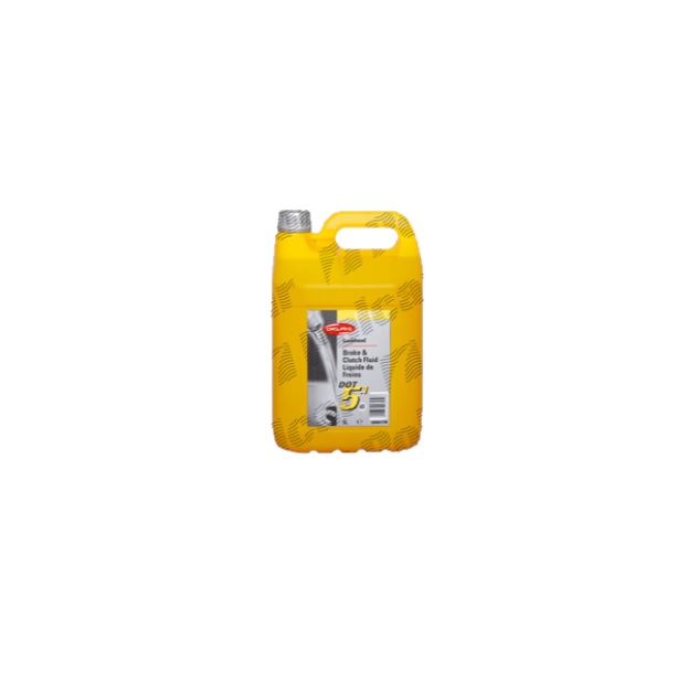 Lichidul de frana DOT 5,1 DELPHI 5l; temperatura fierbere minim 270&deg;C