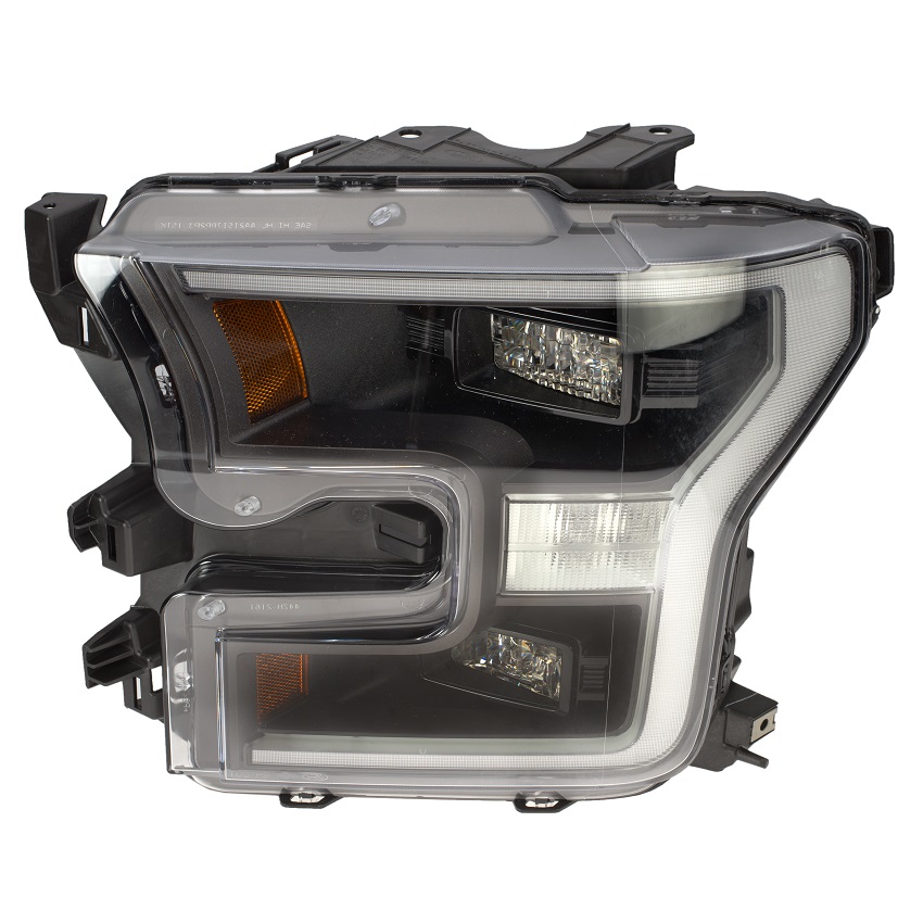 Far FORD F-SERIES, 2018- model F150, partea Stanga, TYC, Tip=USA; LED; manual; negru; fara modul LED; LED