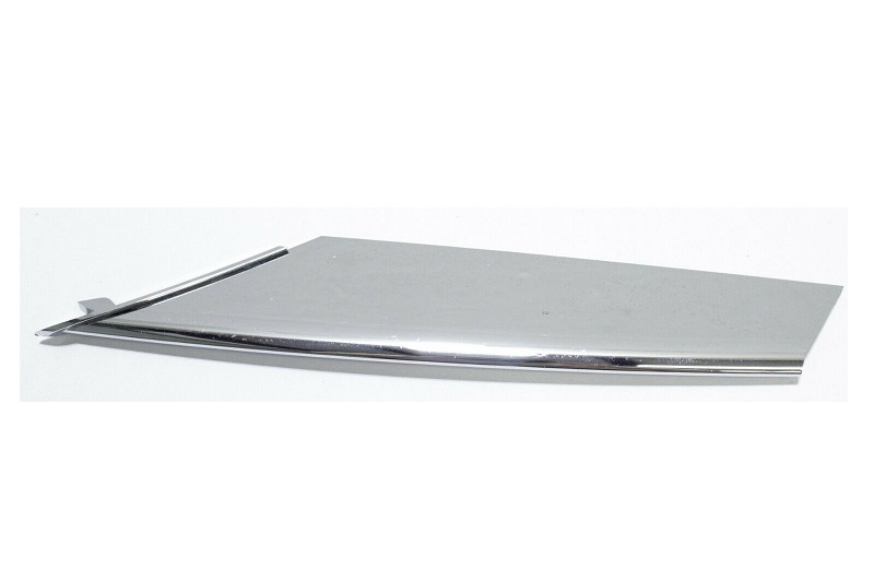 Bandou protectie grila bara fata TESLA MODEL S, 2016-2018, partea Stanga, cromat; inferior