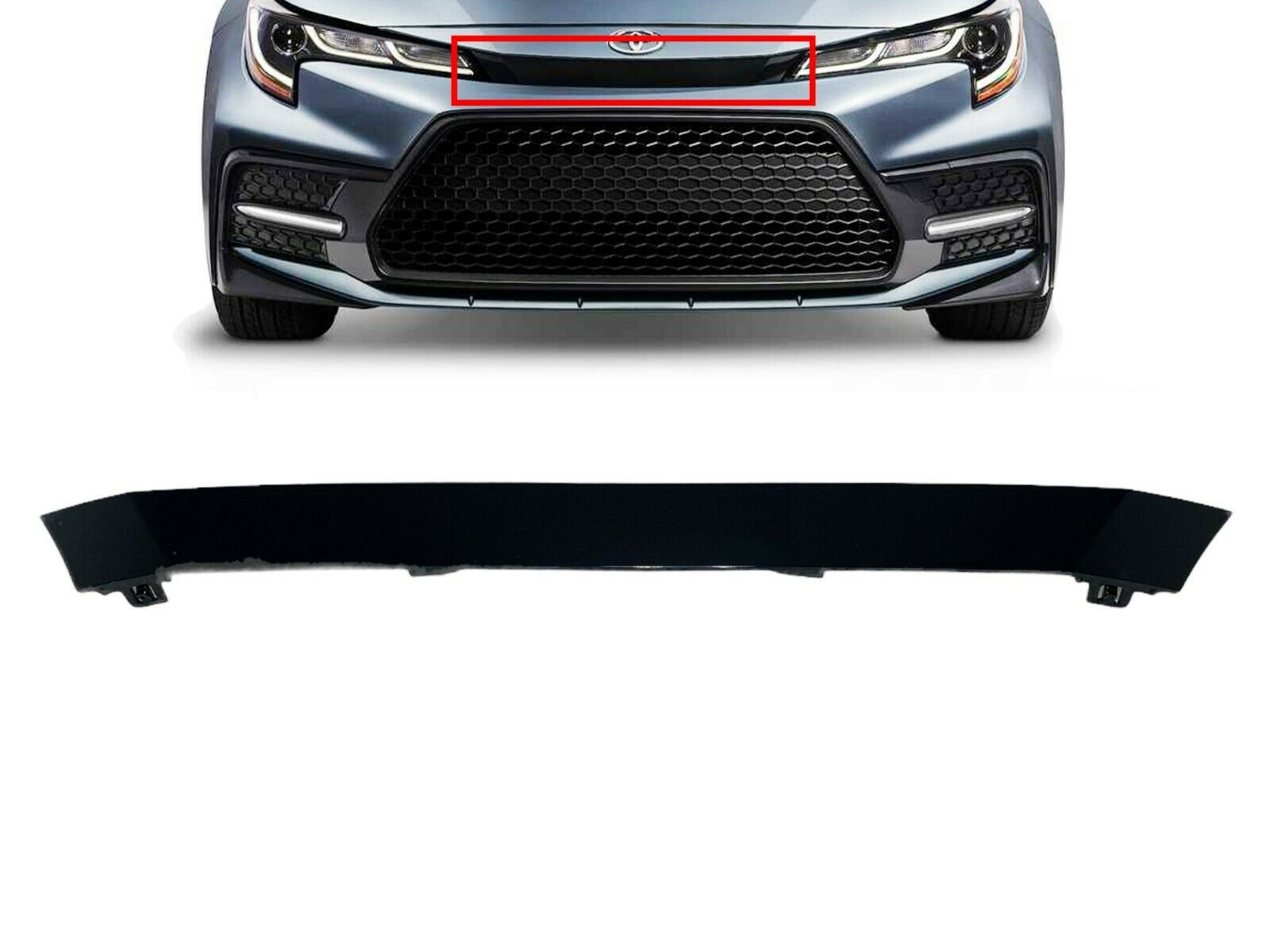 Capac grila bara fata TOYOTA COROLLA (E210), 07.2018-,grunduit