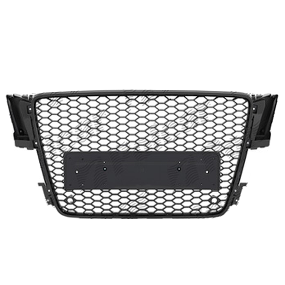 Grila masca fata AUDI A5/S5 (B8), 10.2011-08.2016,Negru stralucitor; fara emblema