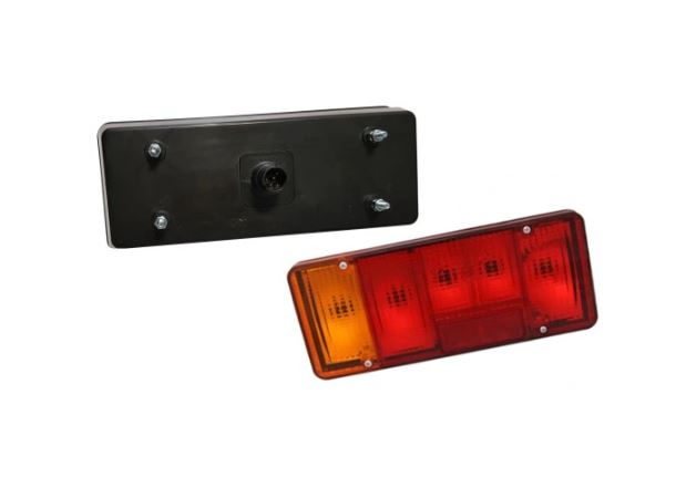 Stop, lampa spate CITROEN JUMPER (230), 06.1994-2014; DUCATO (230), 03.1994-09.2012; Iveco DAILY II, 01.1999-04.2006, Peugeot BOXER, 06.1994-2014, partea Stanga, DEPO, cu lampa ceata spate; P21W+R5W;