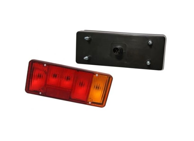 Stop, lampa spate CITROEN JUMPER (230), 06.1994-2014; DUCATO (230), 03.1994-09.2012; Iveco DAILY II, 01.1999-04.2006, Peugeot BOXER, 06.1994-2014, partea Dreapta, DEPO, cu lampa de mers inapoi; P21W+R5W;