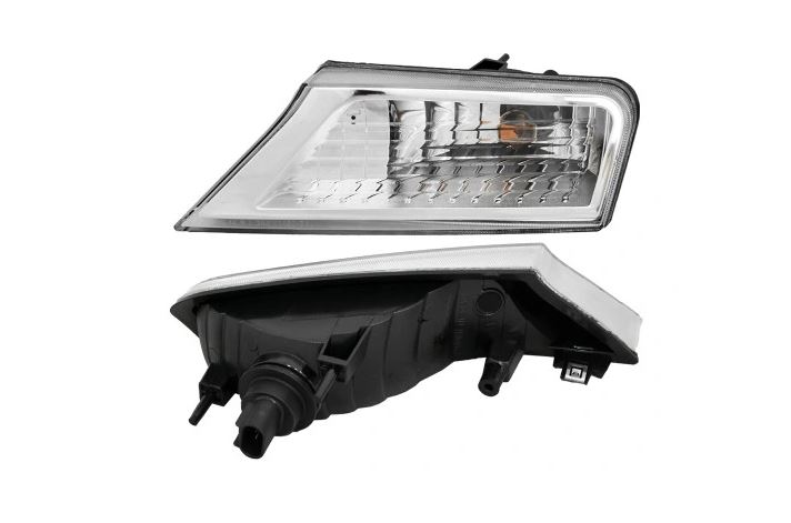 Semnalizare fata cu lumina parcare JEEP LIBERTY (KK), 09.2007-12.2013, partea Stanga, TYC, tip bec PY27/7W; cu dulie bec;