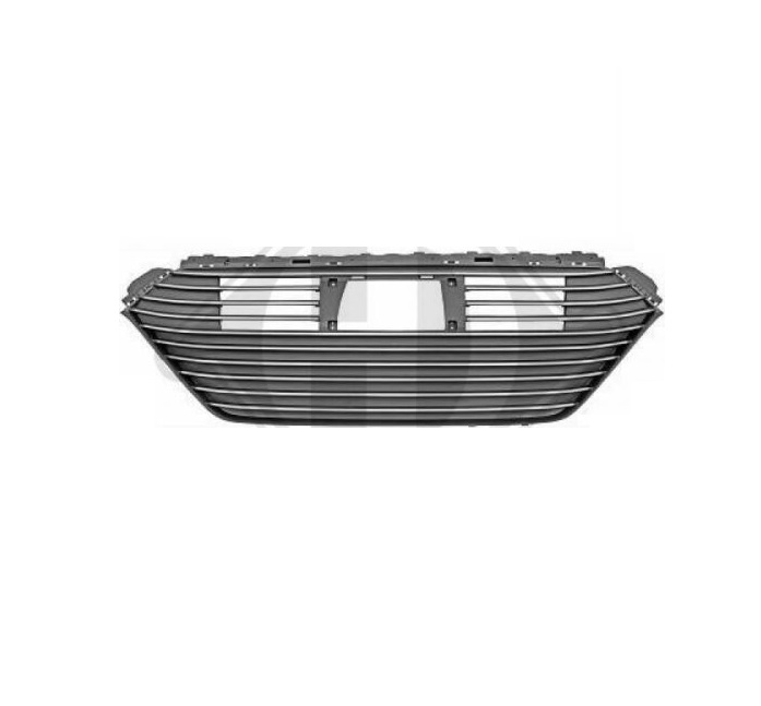 Grila masca fata HYUNDAI IONIQ, 02.2016-,cu rama crom; vopsit; negru