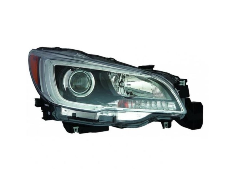 Far SUBARU LEGACY (BN/BS), 04.2014-2017; OUTBACK (BS), 05.2015-2017, partea Dreapta, Taiwan, cu lumina de parcare LED; Tip=USA;tip bec H11+HB3+W5W+WY21W; manual; halogen