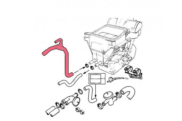 Furtun aerisire arbore cotit, Ford Focus Ii, 07.2004-09.2013 Motor 1.4, 1.6 Tdci,