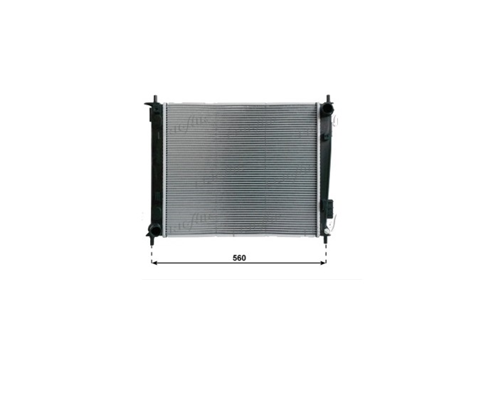 Radiator apa Kia Soul, 2009-2014 Motor 1,6 Crdi, Aluminiu/Plastic Brazat, Oem/Oes (Halla/Hannon), OE: 253102k200,