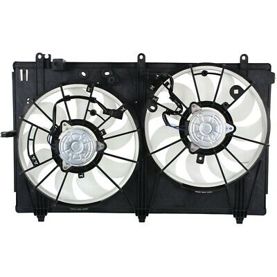 Elice ventilator Mitsubishi Outlander, 2012- Motor 2.0 Hybrid; 2.4; 3.0 V6, 340/340 Mm; (2 +2) Pini, 2 Elice Cu Suport, Fara Pre-Rezistor, OE: 1355a258; 1355a259; 1355,