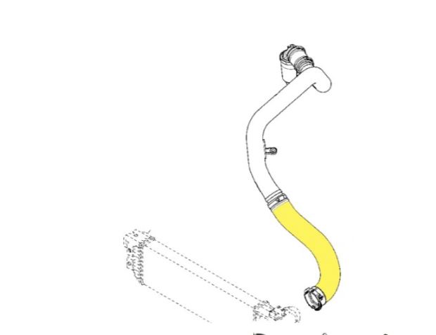 Furtun intercooler Opel Movano, 2010-, Renault Master, 2010- Motor 2.3 Cdti; 2.3 Dci, Cauciuc, 64 Mm, OE: 144601765r; 4421017; 4421018; 4421019; 4423370; 4423766; 8200730576; 8200730589,